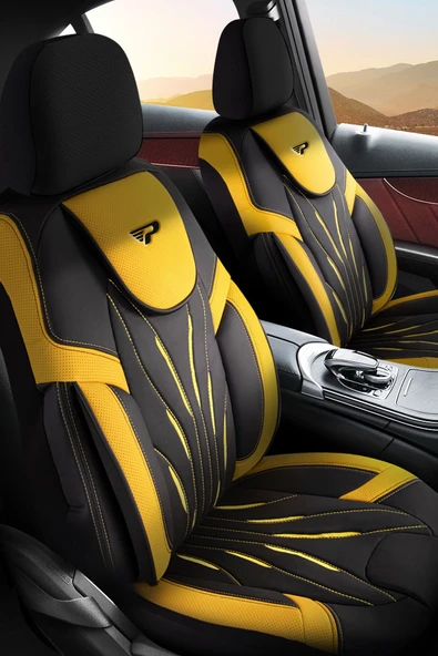 Panda Kılıf Panda Pars Serisi Deri Oto Koltuk Kılıfı - Tam Set - Resim 7