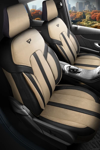 Panda Kılıf PANDA LİZBON SERİSİ ALAKANTRA KUMAŞ OTO KOLTUK KILIFI - TAM SET - 10