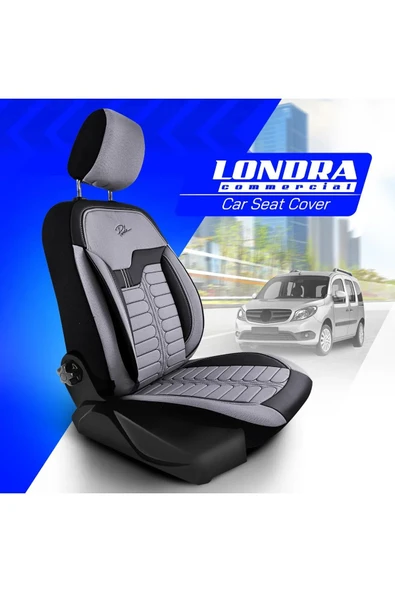 Panda Kılıf PANDA LONDRA SERİSİ İNGİLİZ JAKAR KUMAŞ TİCARİ OTO KOLTUK KILIFI - TAM SET - 8