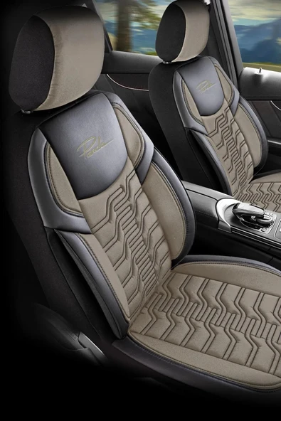 Panda Kılıf Panda Berlin Serisi Jakar Kumaş Oto Koltuk Kılıfı - Tam Set - Resim 1