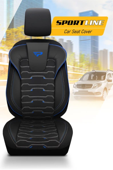 Panda Kılıf PANDA SPORTLİNE SERİSİ İNGİLİZ JAKAR KUMAŞ TİCARİ OTO KOLTUK KILIFI - TAM SET - 3