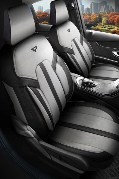 Panda Kılıf PANDA LİZBON SERİSİ ALAKANTRA KUMAŞ OTO KOLTUK KILIFI - TAM SET - 7