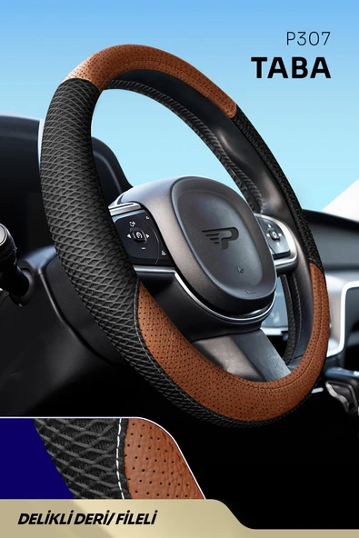 Panda Kılıf Panda Oto Geçmeli Direksiyon Kılıfı - File / Delikli Deri - 3