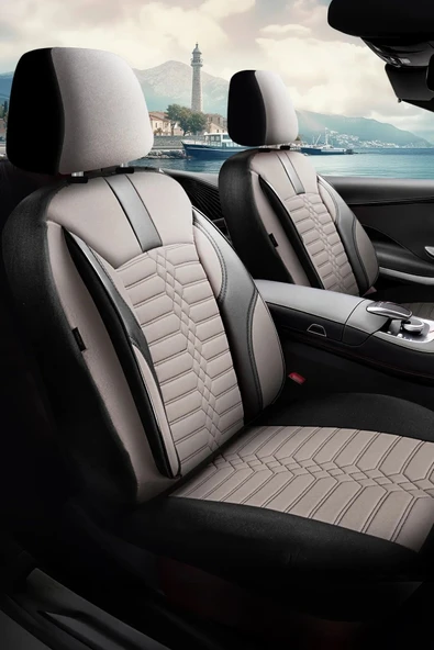 Panda Kılıf PANDA ATİNA SERİSİ JAKAR KUMAŞ OTO KOLTUK KILIFI - TAM SET - 11