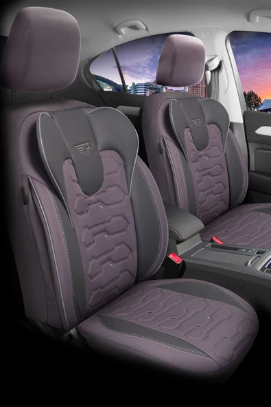 Panda Kılıf Panda Sport Serisi Jakar Kumaş Oto Koltuk Kılıfı - Tam Set - Resim 3