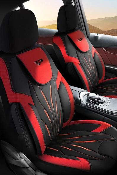 Panda Kılıf Panda Pars Serisi Deri Oto Koltuk Kılıfı - Tam Set - Resim 2