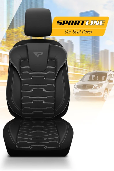 Panda Kılıf PANDA SPORTLİNE SERİSİ İNGİLİZ JAKAR KUMAŞ TİCARİ OTO KOLTUK KILIFI - TAM SET - 1