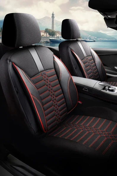 Panda Kılıf PANDA ATİNA SERİSİ JAKAR KUMAŞ OTO KOLTUK KILIFI - TAM SET - 3