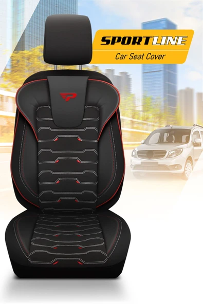 Panda Kılıf PANDA SPORTLİNE SERİSİ İNGİLİZ JAKAR KUMAŞ TİCARİ OTO KOLTUK KILIFI - TAM SET - 7