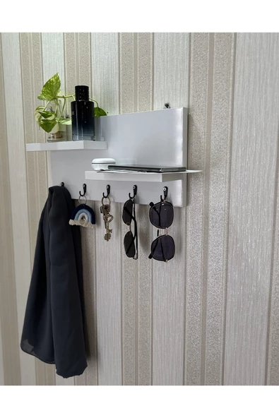 aden home senin evin senin dünyan Anahtar Askısı, Ahşap Anahtarlık Askısı, Dekoratif Anahtar Askılığı, Duvara Monte Anahtarlık Askılık - 7
