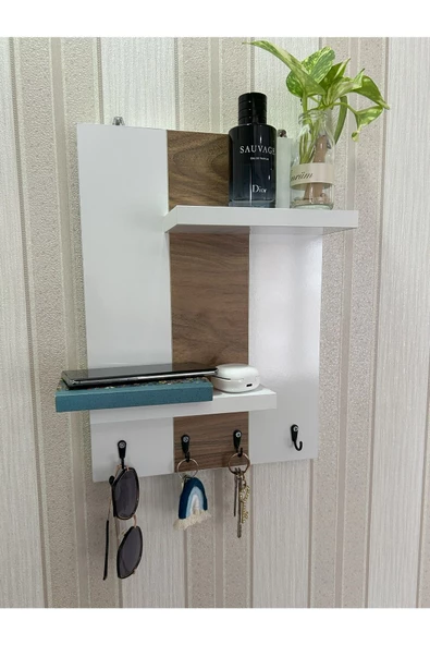 aden home senin evin senin dünyan Anahtar Askısı, Ahşap Anahtarlık Askısı, Dekoratif Anahtar Askılığı, Duvara Monte Anahtarlık Askılık - 6