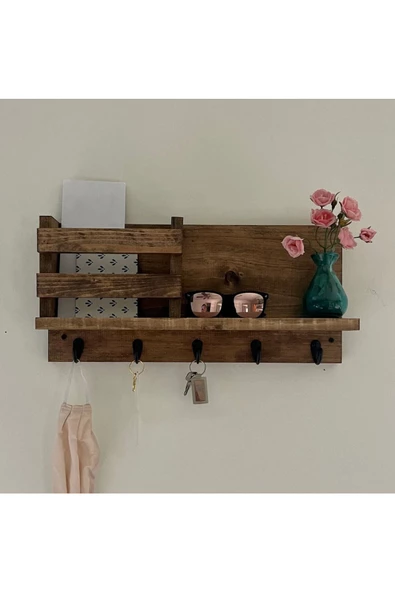 aden home senin evin senin dünyan Anahtar Askısı, Duvara Monte Anahtarlık, Dekoratif Anahtar Askısı, Ahşap Anahtarlık Askısı ANH39 - 2