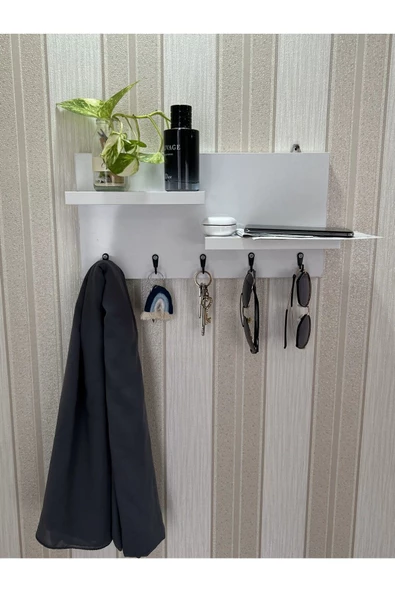 aden home senin evin senin dünyan Anahtar Askısı, Ahşap Anahtarlık Askısı, Dekoratif Anahtar Askılığı, Duvara Monte Anahtarlık Askılık - 6