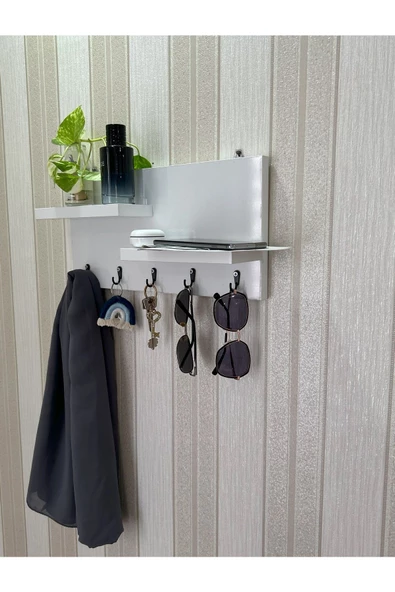 aden home senin evin senin dünyan Anahtar Askısı, Ahşap Anahtarlık Askısı, Dekoratif Anahtar Askılığı, Duvara Monte Anahtarlık Askılık - 4