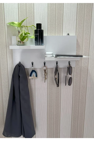aden home senin evin senin dünyan Anahtar Askısı, Ahşap Anahtarlık Askısı, Dekoratif Anahtar Askılığı, Duvara Monte Anahtarlık Askılık - 3