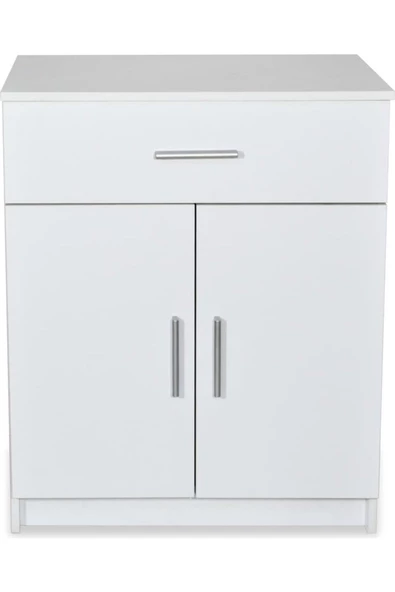 aden home senin evin senin dünyan Beyaz Dresuar, Çekmeceli Dresuar, Çekmeceli Dolap, Şifonyer, Çok Amaçlı Kapaklı Dolap, %100 MDF - 5