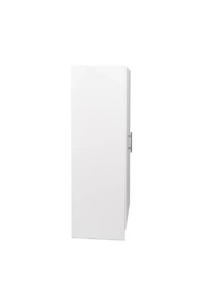 aden home senin evin senin dünyan 2 Kapaklı 6 Raflı Gardırop, Beyaz Gardırop, %100 Mdf Gardırop, Elbise Dolabı - 8