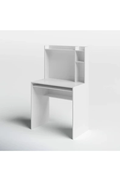 aden home senin evin senin dünyan %100 MDF Çalışma Masası, Bilgisayar Masası, Kitaplıklı Çalışma Masası, Beyaz Ders Çalışma Masası - 7