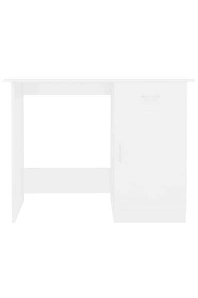 aden home senin evin senin dünyan %100 MDF Çalışma Masası, Bilgisayar Masası, Kitaplıklı Çalışma Masası, Beyaz Ders Çalışma Masası - 5