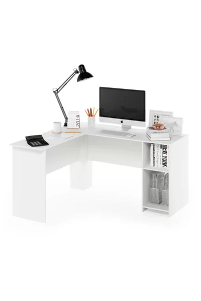 aden home senin evin senin dünyan %100 MDF Çalışma Masası, Bilgisayar Masası, Kitaplıklı Çalışma Masası, Ofis Masası Çocuk Genç Odası