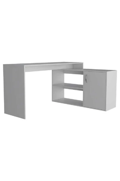 aden home senin evin senin dünyan %100 MDF Çalışma Masası, Bilgisayar Masası, Kitaplıklı Çalışma Masası, Ofis Masası Çocuk Genç Odası - 3