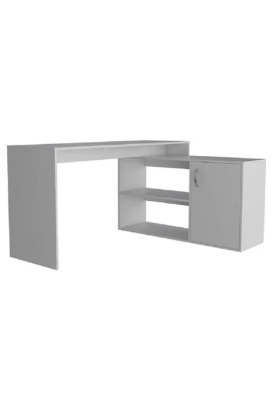 aden home senin evin senin dünyan %100 MDF Çalışma Masası, Bilgisayar Masası, Kitaplıklı Çalışma Masası, Ofis Masası Çocuk Genç Odası - 7