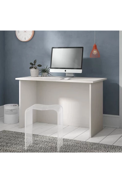 aden home senin evin senin dünyan Ofis Çalışma Masası, Beyaz Çalışma Masası, Ders Çalışma Masası - CM51