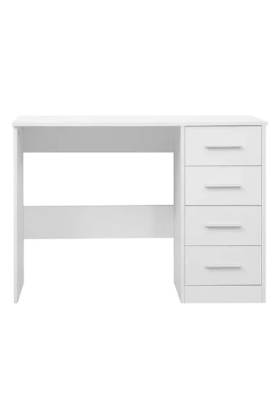 aden home senin evin senin dünyan Kitaplıklı Çalışma Masası, %100 Mdf Beyaz Çalışma Masası, Ofis Çalışma Masası, Genç Odası - 7