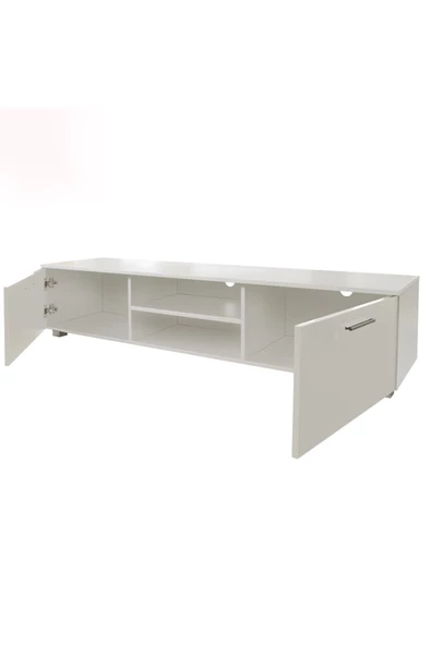 aden home senin evin senin dünyan Beyaz TV Ünitesi, MDF TV Ünitesi, Kapaklı TV Sehpa Ünitesi, Beyaz MDF TV Ünitesi Konsol, TVU94 - 7