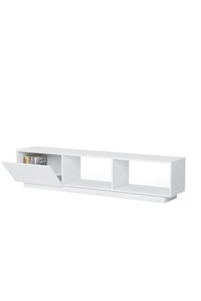 aden home senin evin senin dünyan Beyaz TV ünitesi, MDF TV ünitesi, Kapaklı TV Sehpa Ünitesi, Beyaz MDF TV Ünitesi Konsol, TVU98 - 6