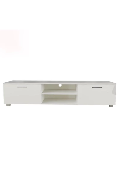 aden home senin evin senin dünyan Beyaz TV Ünitesi, MDF TV Ünitesi, Kapaklı TV Sehpa Ünitesi, Beyaz MDF TV Ünitesi Konsol, TVU94 - 3