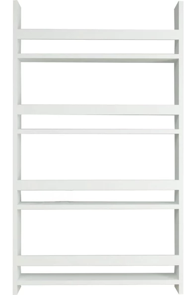 aden home senin evin senin dünyan Çocuk Odası Duvar Rafı, Çocuk Odası Eğitici Kitaplık, Beyaz Montessori Kitaplık, 120cm, MCKTP01 - 4