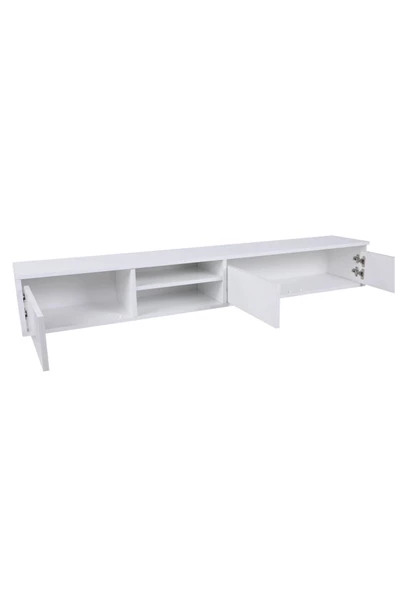 aden home senin evin senin dünyan Beyaz TV ünitesi, MDF TV ünitesi, Kapaklı TV Sehpa Ünitesi, Beyaz MDF TV Ünitesi Konsol. TVU103 - 3