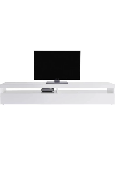 aden home senin evin senin dünyan Beyaz TV ünitesi, MDF TV ünitesi, Kapaklı TV Sehpa Ünitesi, Beyaz MDF TV Ünitesi Konsol TVU116 - 7