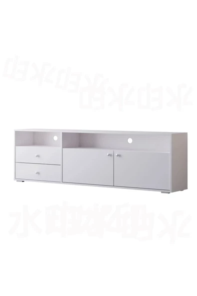 aden home senin evin senin dünyan Beyaz TV ünitesi, MDF TV ünitesi, Kapaklı TV Sehpa Ünitesi, Beyaz MDF TV Ünitesi Konsol, TVU109 - 4