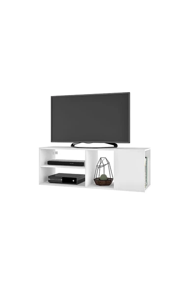 aden home senin evin senin dünyan Beyaz TV Ünitesi, MDF TV Ünitesi, Kapaklı TV Sehpa Ünitesi, Beyaz TV Ünitesi Konsol, TVU79 - 4