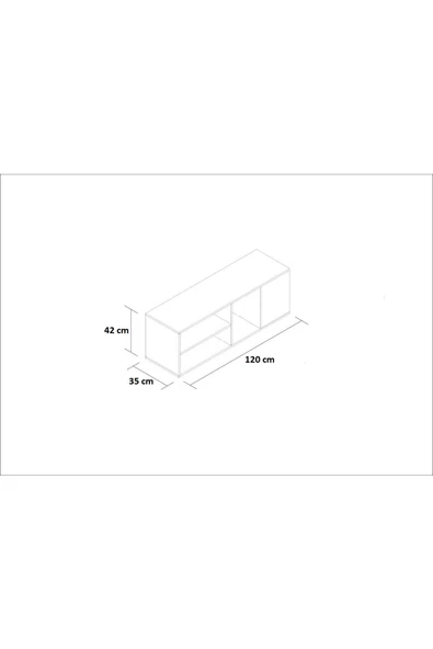 aden home senin evin senin dünyan Beyaz TV Ünitesi, MDF TV Ünitesi, Kapaklı TV Sehpa Ünitesi, Beyaz TV Ünitesi Konsol, TVU79 - 5