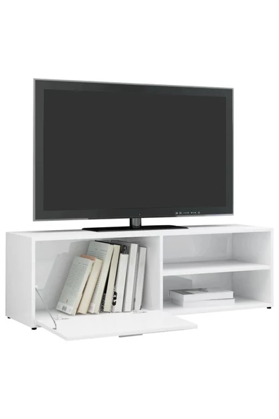 aden home senin evin senin dünyan Ciri Modern TV Ünitesi, Dolaplı TV Sehpası, Beyaz Tasarım %100 MDF, TVU16 - 5