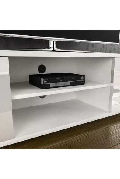 aden home senin evin senin dünyan Semyon Modern TV Ünitesi, TV Sehpası, Beyaz Tasarım %100 MDF, TVU13 - 3