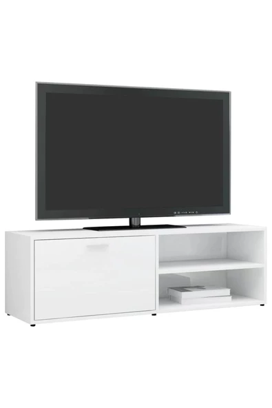 aden home senin evin senin dünyan Ciri Modern TV Ünitesi, Dolaplı TV Sehpası, Beyaz Tasarım %100 MDF, TVU16 - 3