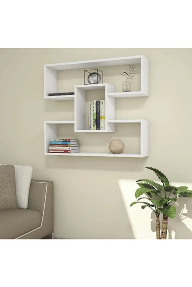 aden home senin evin senin dünyan Dekoratif Duvar Rafı, Ahşap Duvar Rafı Kitaplık, Banyo Mutfak Duvar Rafı, Çocuk Odası Duvar Rafı - 4