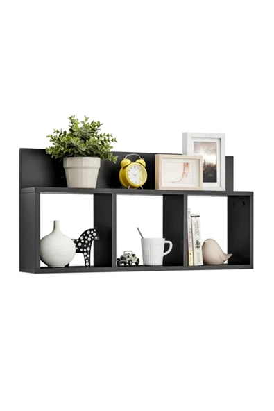 aden home senin evin senin dünyan Dekoratif Duvar Rafı, Ahşap Duvar Rafı Kitaplık, Banyo Mutfak Duvar Rafı, Çocuk Odası Duvar Rafı - 5