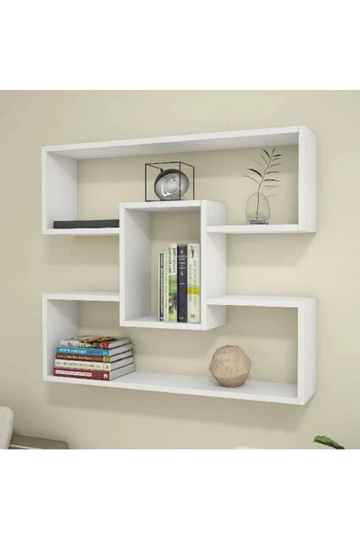 aden home senin evin senin dünyan Dekoratif Duvar Rafı, Ahşap Duvar Rafı Kitaplık, Banyo Mutfak Duvar Rafı, Çocuk Odası Duvar Rafı - 2
