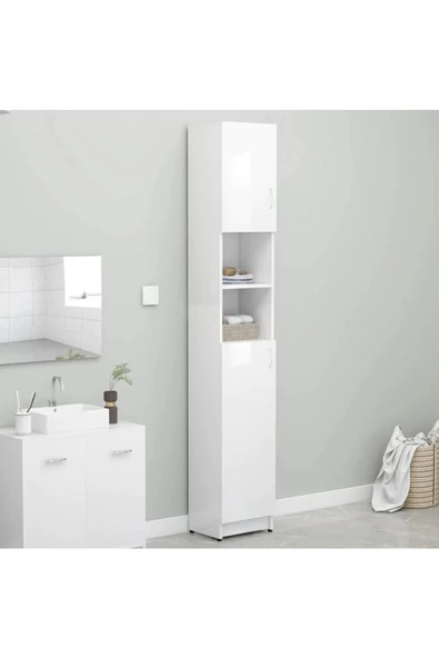 aden home senin evin senin dünyan Beyaz Banyo Dolabı, Banyo Düzenleyici, Mutfak Erzak Kiler Dolabı, Çok Amaçlı Dolap, Banyo Lavabo