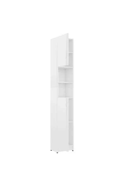 aden home senin evin senin dünyan Beyaz Banyo Dolabı, Banyo Düzenleyici, Mutfak Erzak Kiler Dolabı, Çok Amaçlı Dolap, Banyo Lavabo - 5