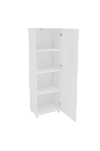 aden home senin evin senin dünyan Beyaz Banyo Dolabı, Banyo Düzenleyici, Mutfak Erzak Kiler Dolabı, Çok Amaçlı Dolap, Çamaşır Makinesi - 3