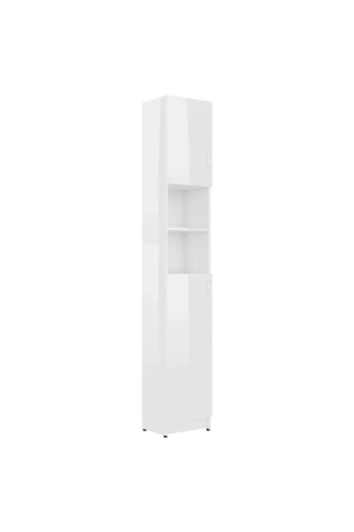 aden home senin evin senin dünyan Beyaz Banyo Dolabı, Banyo Düzenleyici, Mutfak Erzak Kiler Dolabı, Çok Amaçlı Dolap, Banyo Lavabo - 3