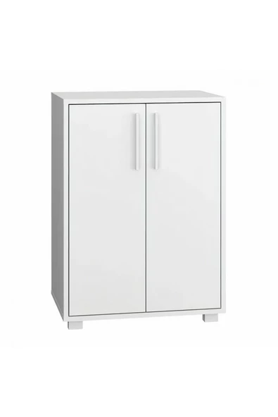 aden home senin evin senin dünyan Kapaklı Banyo Dolabı, Banyo Lavabo Dolabı, Beyaz Mini Çok Amaçlı Dolap, %100 Beyaz MDF Banyo Dolabı - 3