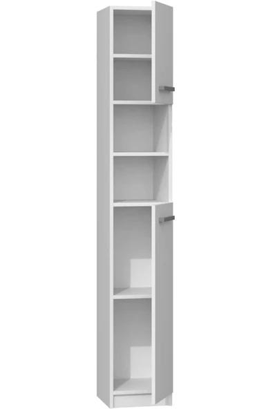 aden home senin evin senin dünyan 2'li Banyo Dolabı, Kapaklı Çamaşır Ve Kurutma Makinesi Dolabı, %100 Mdf Banyo Dolabı - 6