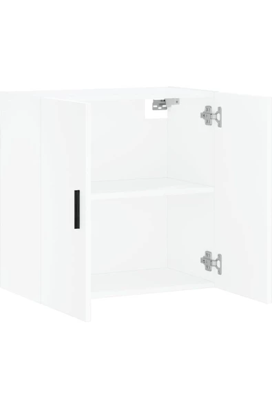 aden home senin evin senin dünyan Banyo Dolabı, Kapaklı Mini Banyo Dolabı, %100 Beyaz MDF, Mutfak Dolabı, Çok Amaçlı Mini Dolap - 2